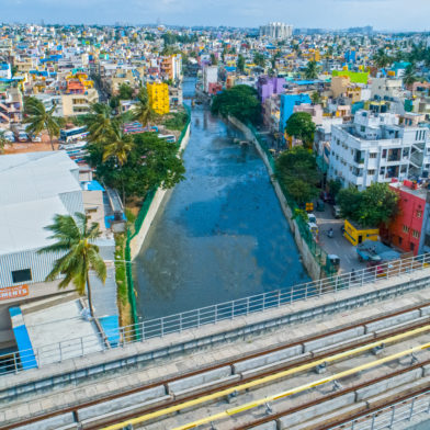 Storm water drains Near Magadi Metro, Bangalore